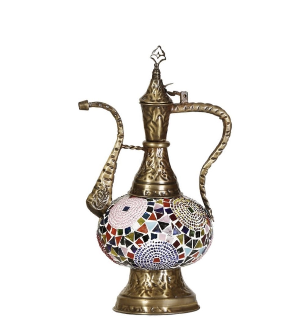 Large Turkish Jar Mosaic Lamp