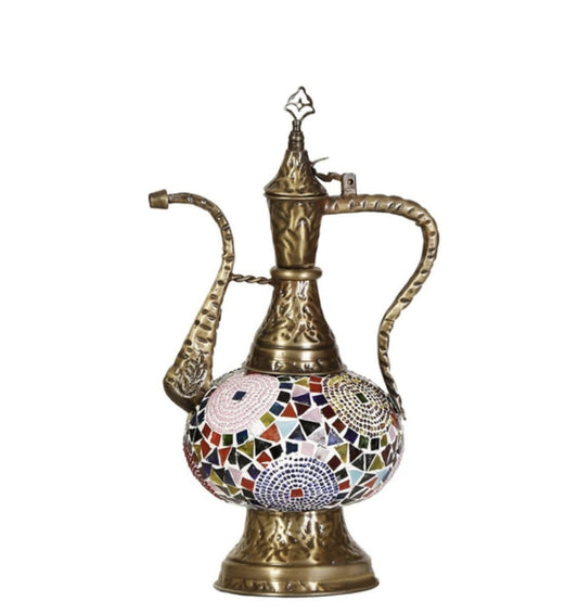 Large Turkish Jar Mosaic Lamp
