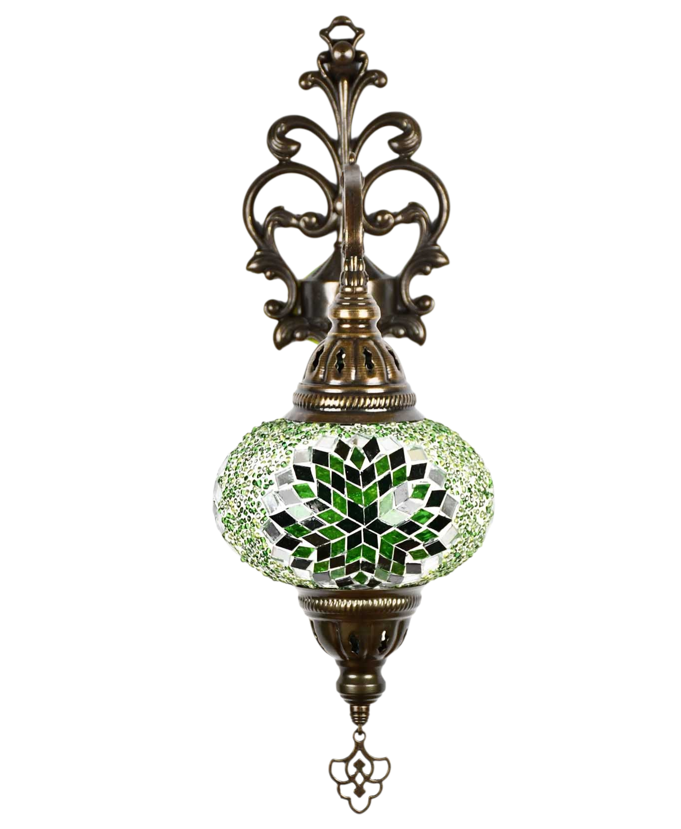 Large Turkish Wall Mosaic Lamp