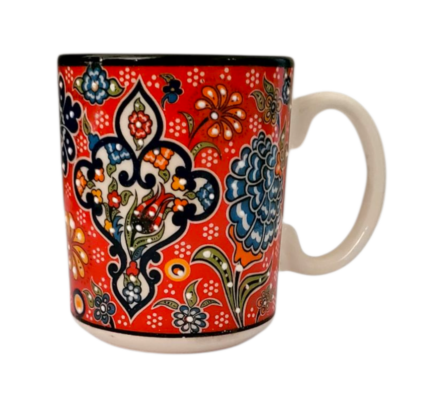 Handmade Turkish Ceramic Mug – Serigraphy