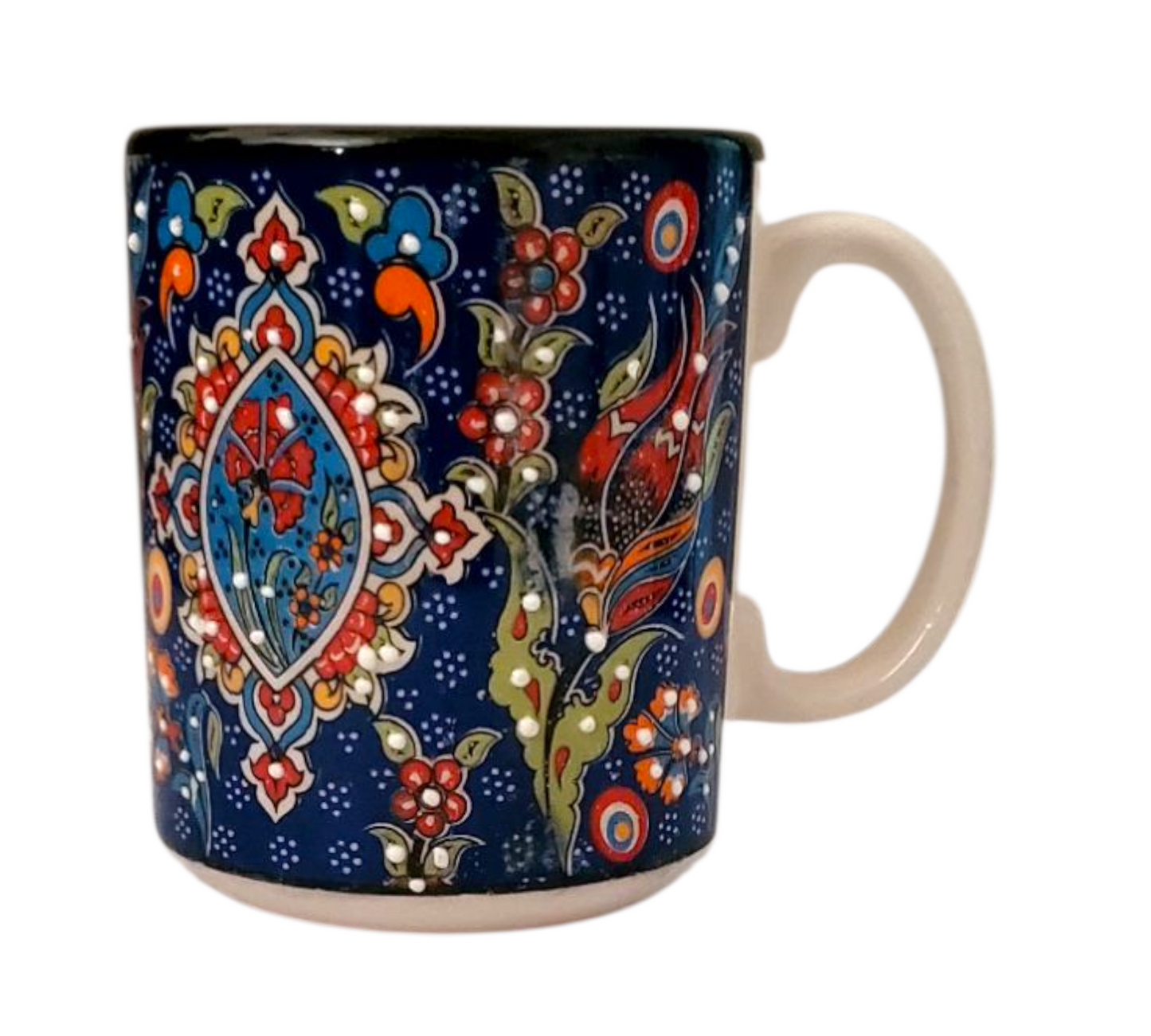 Handmade Turkish Ceramic Mug – Serigraphy