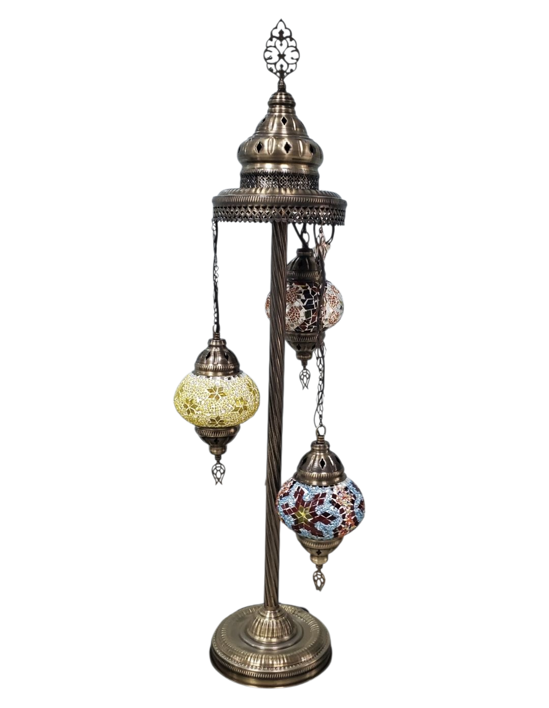 3-in-1 Turkish Mosaic Floor Lamp