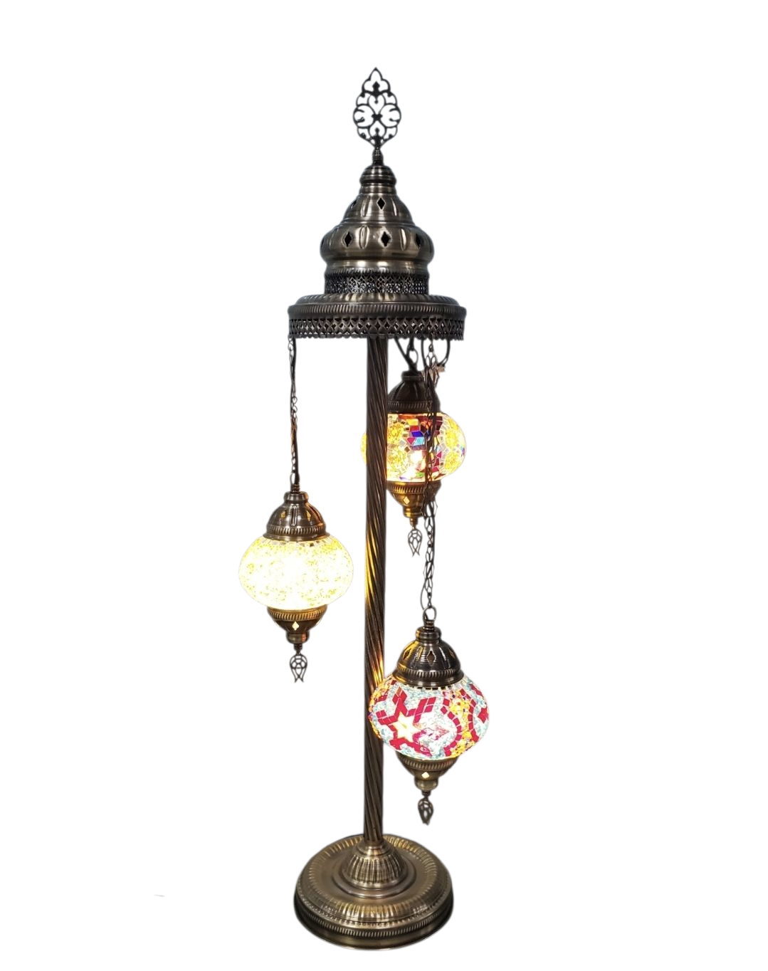 3-in-1 Turkish Mosaic Floor Lamp