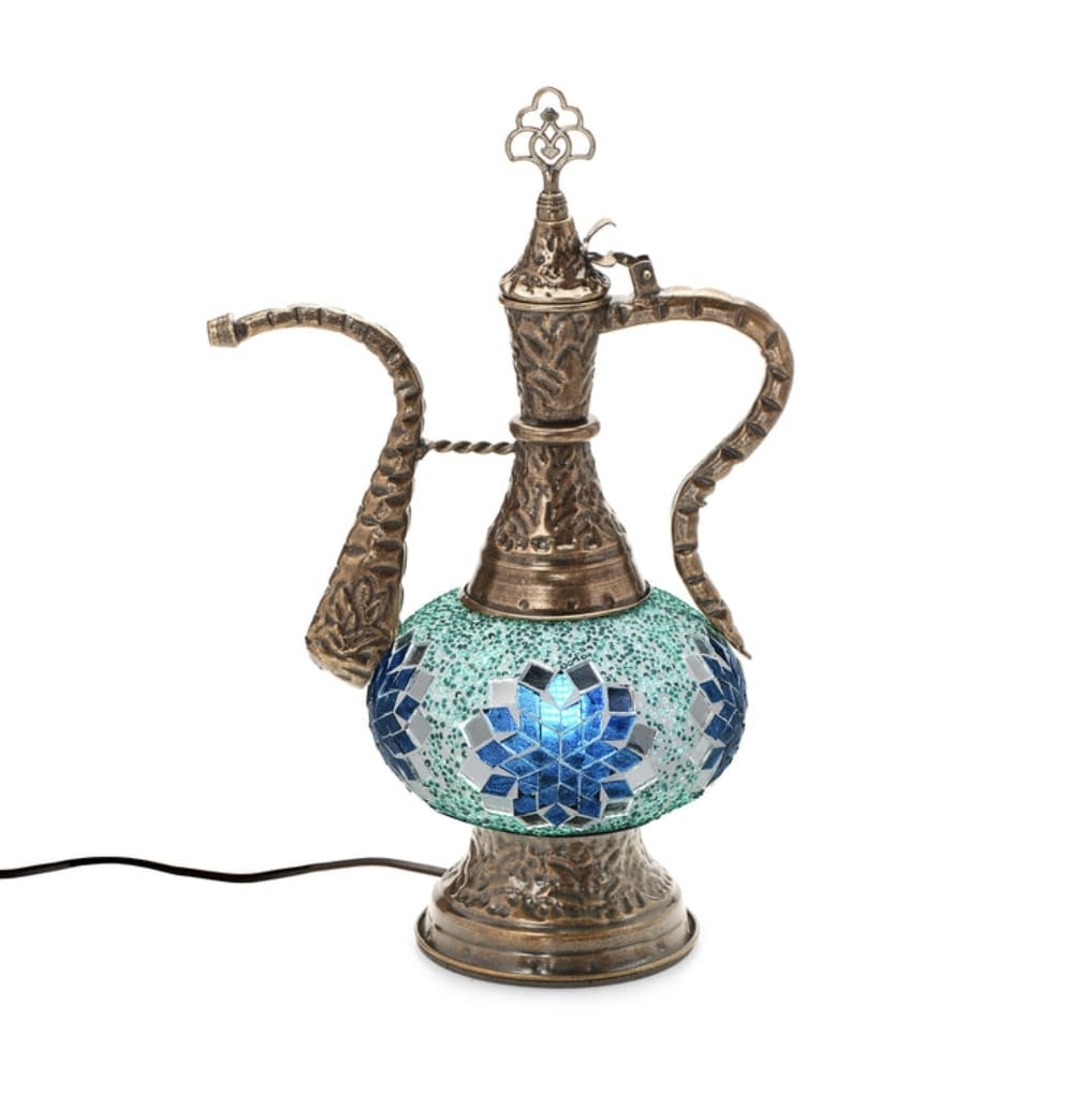 Large Turkish Jar Mosaic Lamp
