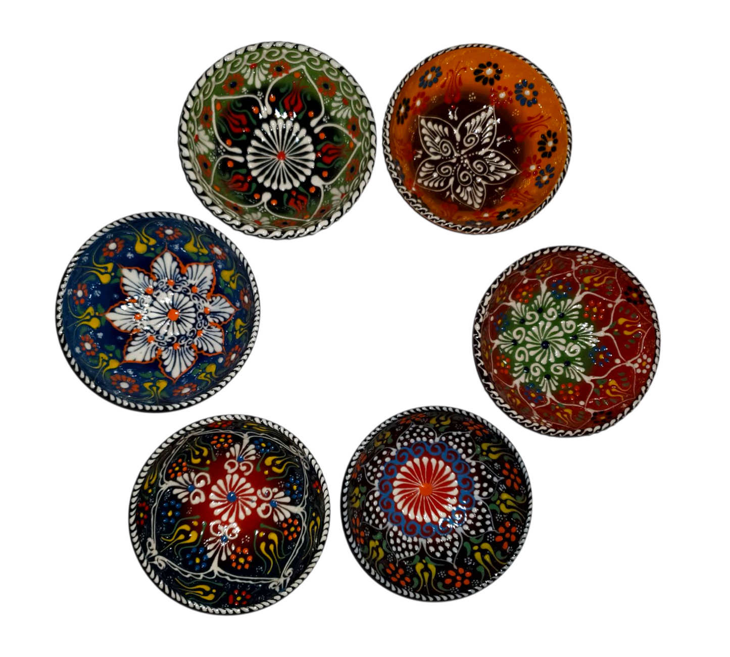 12cm Turkish Bowls – Set of 6