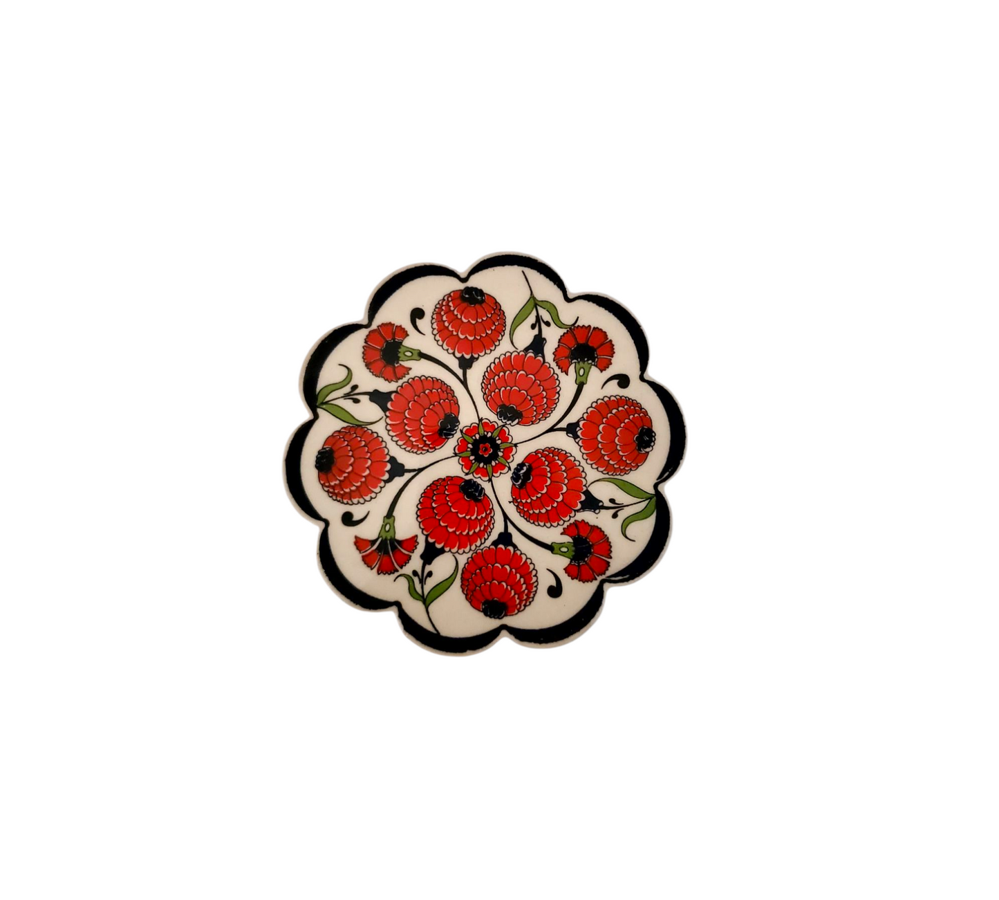 11cm Papatya Turkish Coaster