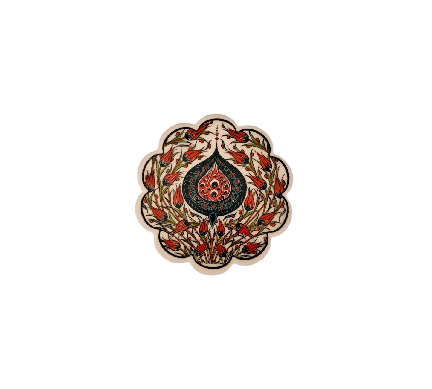 11cm Papatya Turkish Coaster