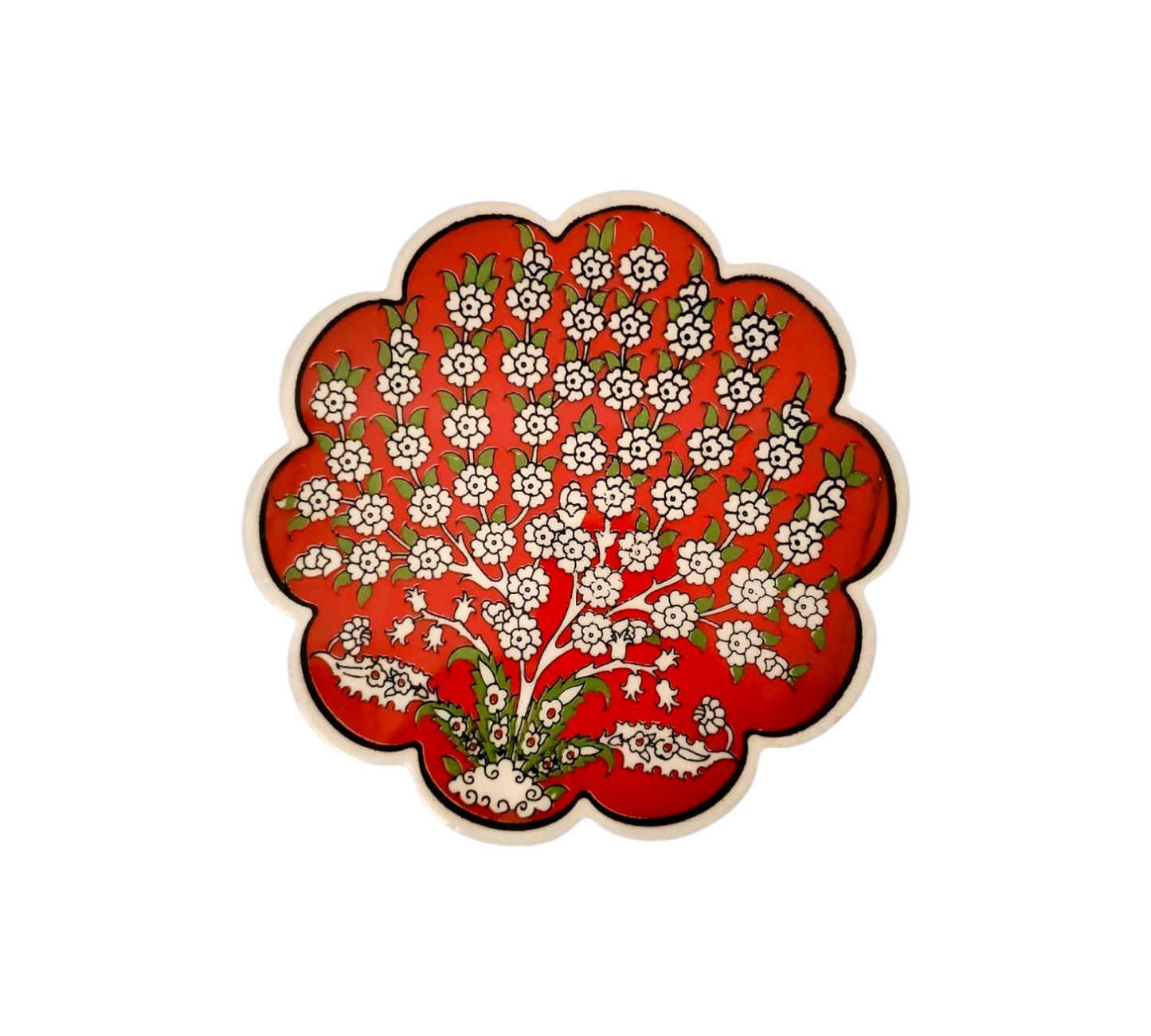 18cm Papatya Turkish Coaster