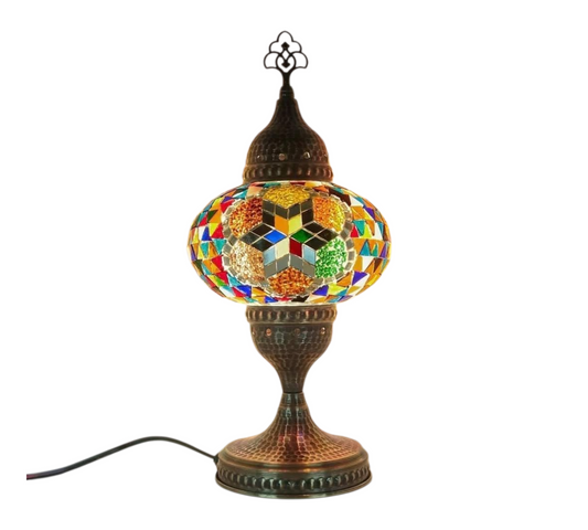 32cm XL Turkish Mosaic Table Lamp