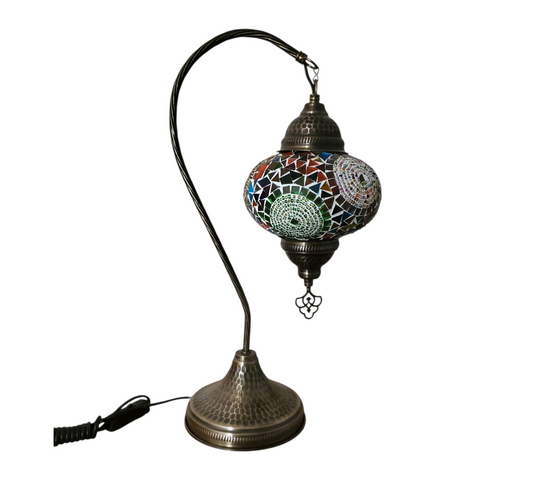 Large Turkish Camel Mosaic Lamp