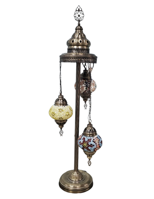 3-in-1 Turkish Mosaic Floor Lamp