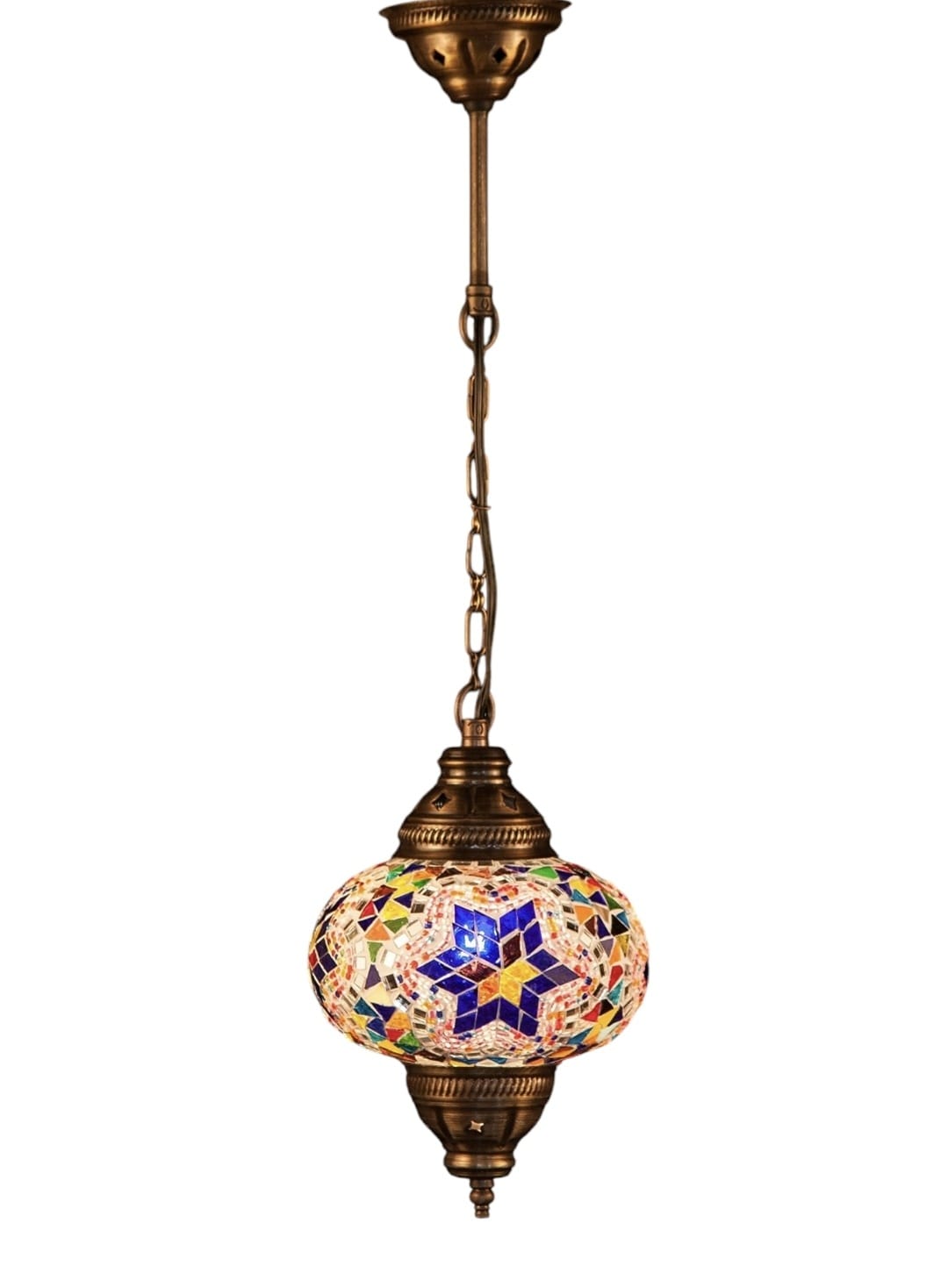 1-in-1 Turkish Mosaic Hanging Lamp