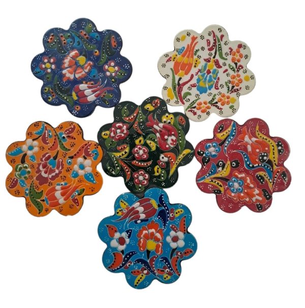 6 Pcs Coaster Set